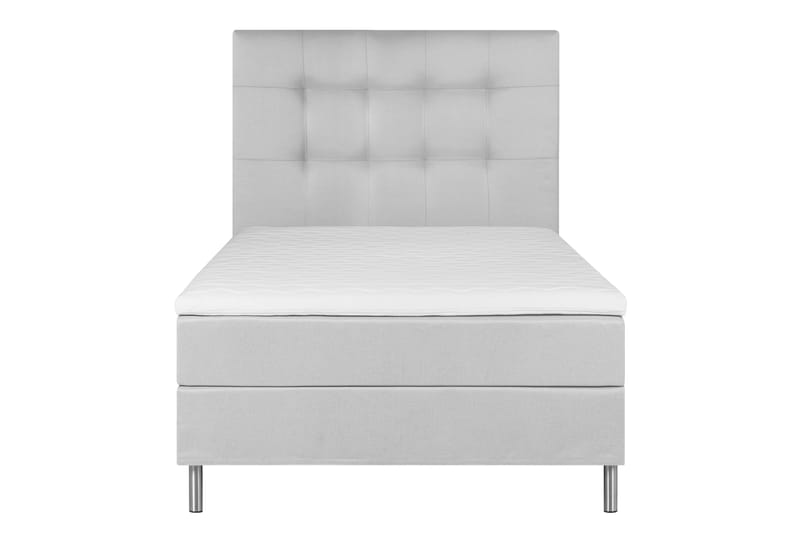 Sängpaket Chilla Kontinentalsäng 120x200 cm - Ljusgrå - Kontinentalsäng - Komplett sängpaket