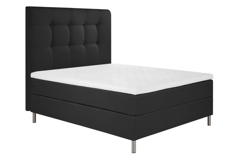 Sängpaket Chilla Kontinentalsäng 120x200 cm - Mörkgrå - Kontinentalsäng - Komplett sängpaket