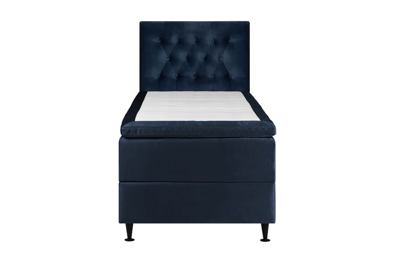 Sängpaket Chilla Pluss Förvaringssäng 90x200 cm - Mörkblå - Säng med förvaring - Komplett sängpaket