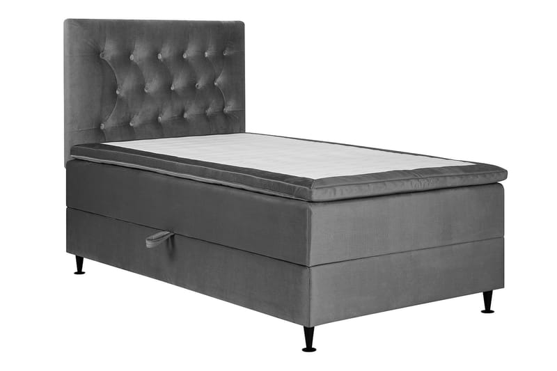 Sängpaket Chilla Pluss Förvaringssäng 120x200 cm  - Grå - Säng med förvaring - Komplett sängpaket