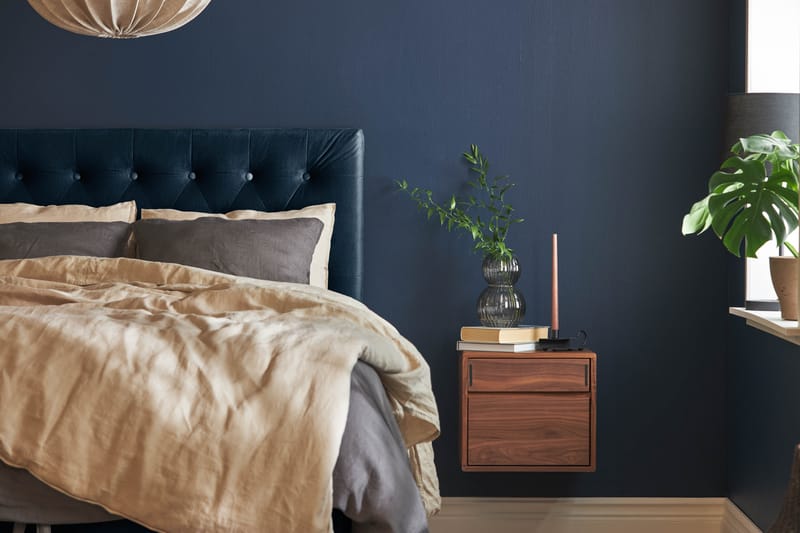 Sängpaket Chilla Pluss Ramsäng 120x200 cm - Mörkblå - Ramsäng