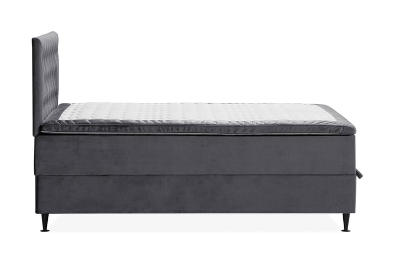 Sängpaket Chilla Pluss Förvaringssäng 140x200 cm  - Mörkgrå - Säng med förvaring - Komplett sängpaket
