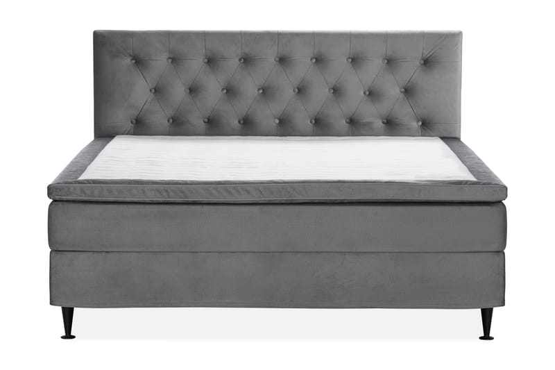 Sängpaket Chilla Pluss Kontinentalsäng 180x200 cm - Grå - Komplett sängpaket - Kontinentalsäng - Dubbelsäng