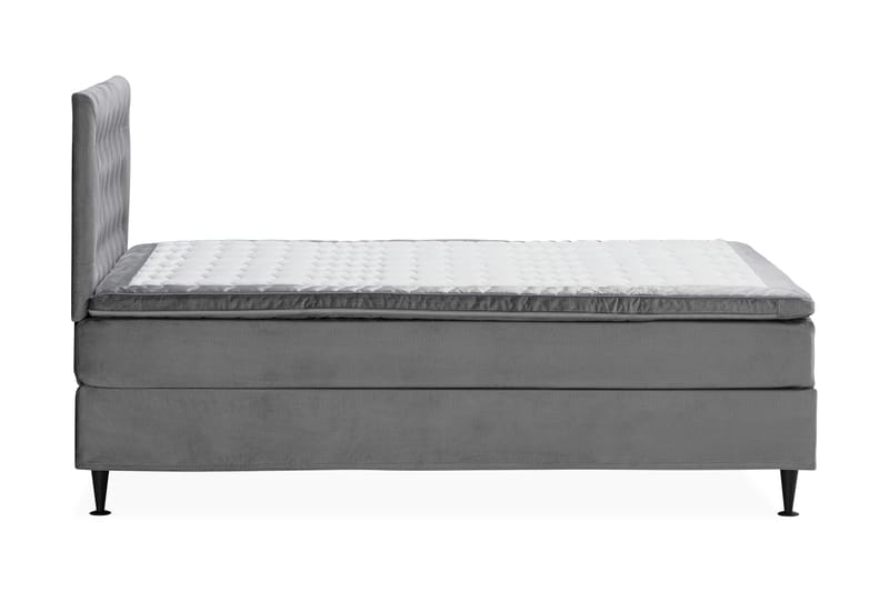 Sängpaket Chilla Pluss Kontinentalsäng 140x200 cm - Grå - Kontinentalsäng - Komplett sängpaket