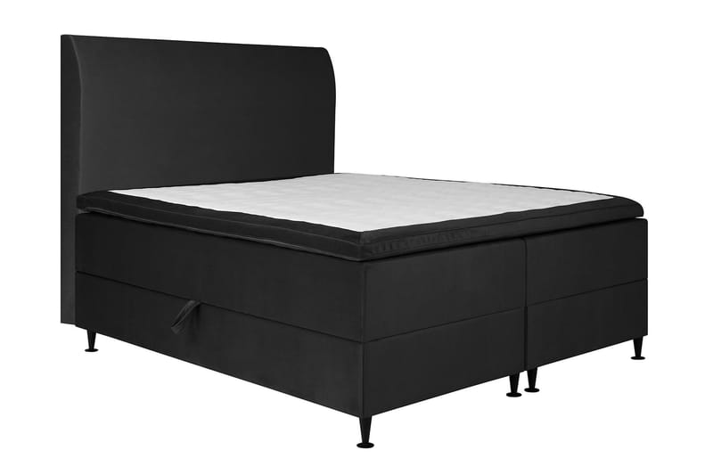 Sängpaket Chilla Pluss Förvaringssäng 160x200 cm  - Mörkgrå - Dubbelsäng med förvaring - Säng med förvaring