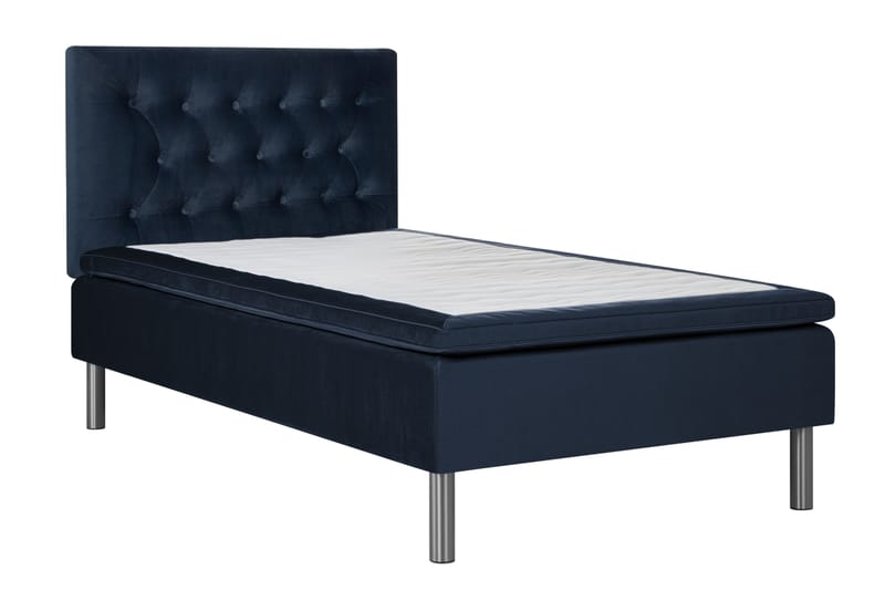 Sängpaket Chilla Pluss Ramsäng 90x200 cm - Mörkblå - Ramsäng - Komplett sängpaket