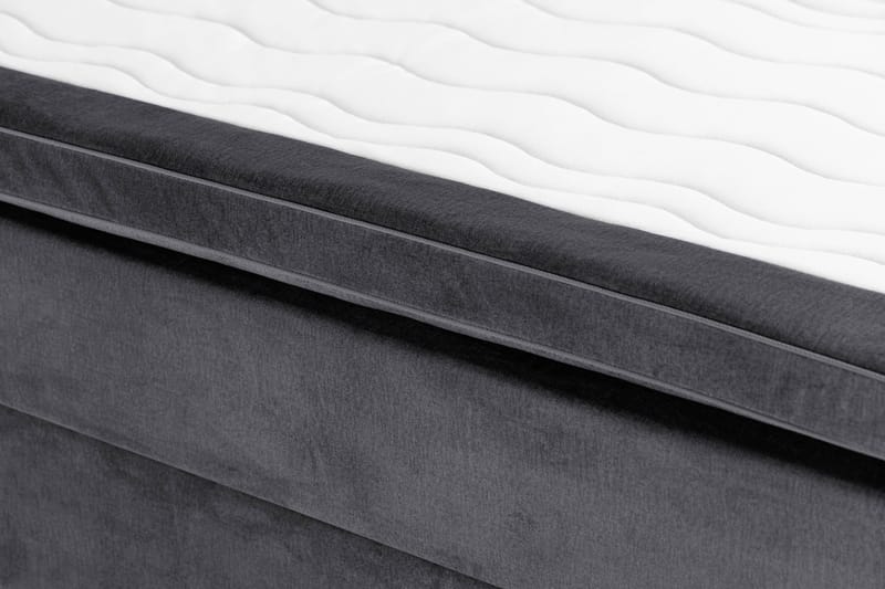 Sängpaket Chilla Pluss Kontinentalsäng 180x200 cm - Mörkgrå - Kontinentalsäng - Dubbelsäng - Komplett sängpaket