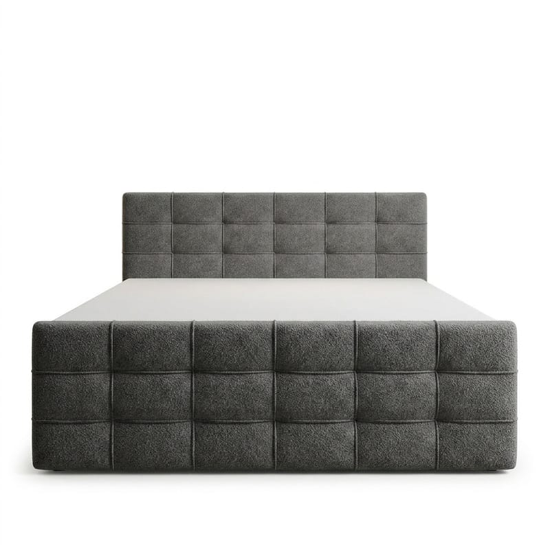 Sängpaket Kontinentalsäng Elvros 180x200 cm med Lyftförvaring - Antracit/Mycket mörk grafit - Möbler - Säng - Kontinentalsäng