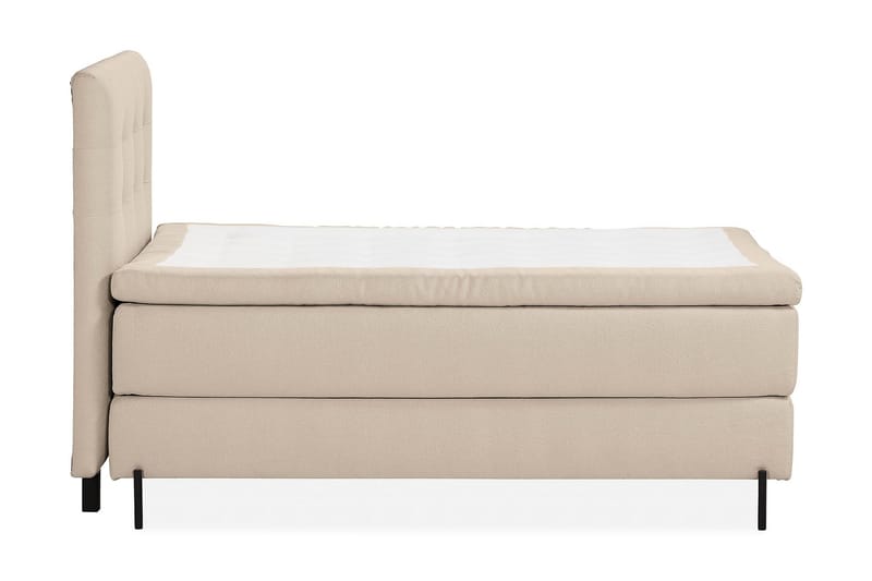 Sängpaket Kontinentalsäng Kakichi 120x200 cm - Beige - Kontinentalsäng - Komplett sängpaket
