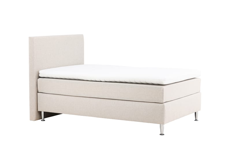 Sängpaket Kontinentalsäng Munia 120x200 cm - Beige - Kontinentalsäng - Dubbelsäng - Komplett sängpaket