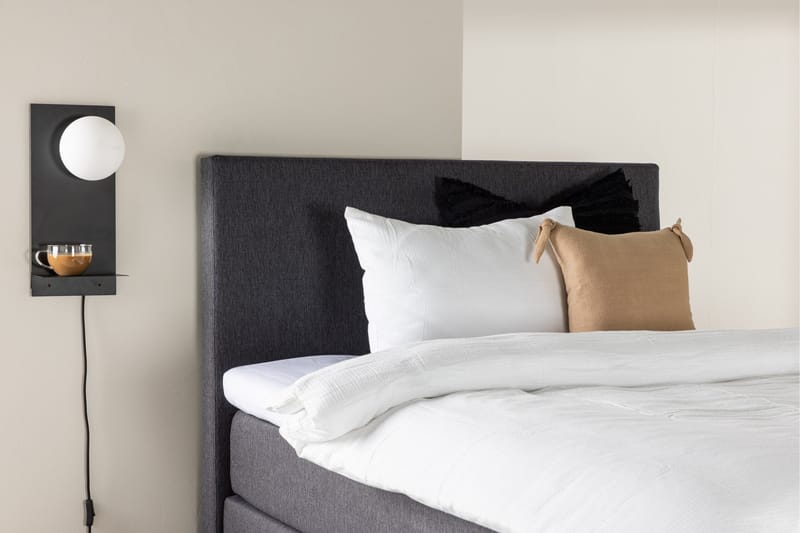 Toledo Sängpaket Kontinentalsäng 120x200 cm - Mörkgrå - Möbler - Säng - Kontinentalsäng