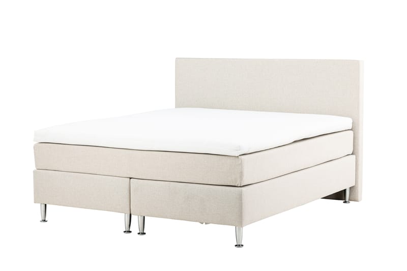 Sängpaket Kontinentalsäng Munia 180x200 cm - Beige - Kontinentalsäng - Dubbelsäng - Komplett sängpaket