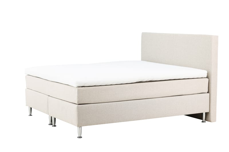 Sängpaket Kontinentalsäng Munia 180x200 cm - Beige - Kontinentalsäng - Dubbelsäng - Komplett sängpaket