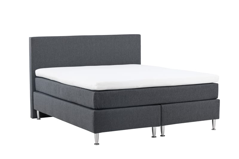 Sängpaket Kontinentalsäng Munia 180x200 cm - Mörkgrå - Möbler - Säng - Kontinentalsäng