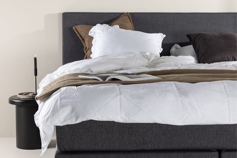 Sängpaket Kontinentalsäng Munia 180x200 cm - Mörkgrå - Möbler - Säng - Kontinentalsäng