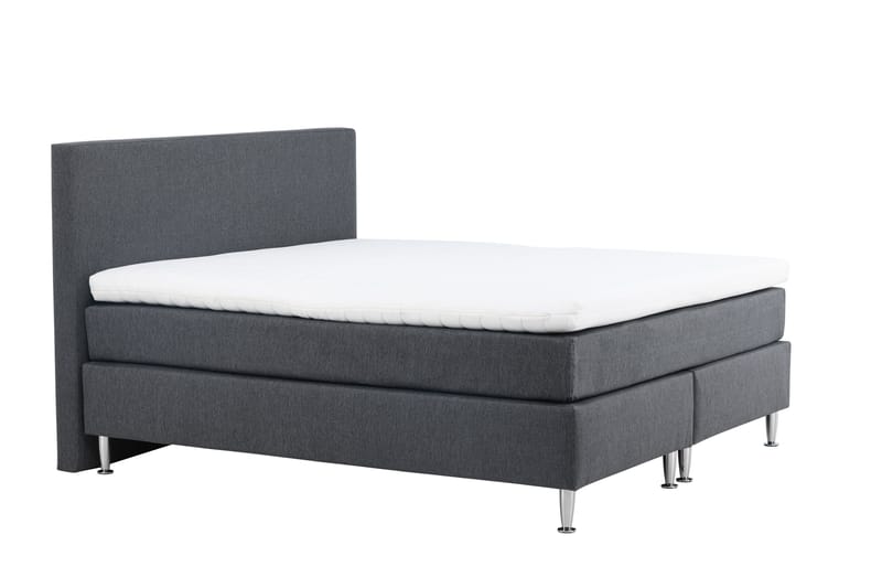 Sängpaket Kontinentalsäng Munia 180x200 cm - Mörkgrå - Möbler - Säng - Kontinentalsäng
