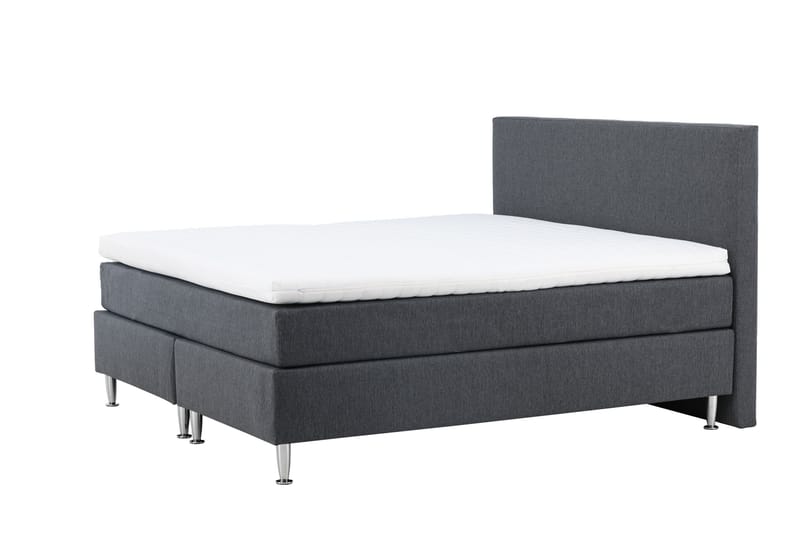 Sängpaket Kontinentalsäng Munia 180x200 cm - Mörkgrå - Möbler - Säng - Kontinentalsäng
