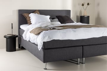 Sängpaket Kontinentalsäng Munia 180x200 cm - Mörkgrå - Möbler - Säng - Kontinentalsäng