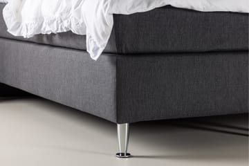 Sängpaket Kontinentalsäng Munia 180x200 cm - Mörkgrå - Möbler - Säng - Kontinentalsäng