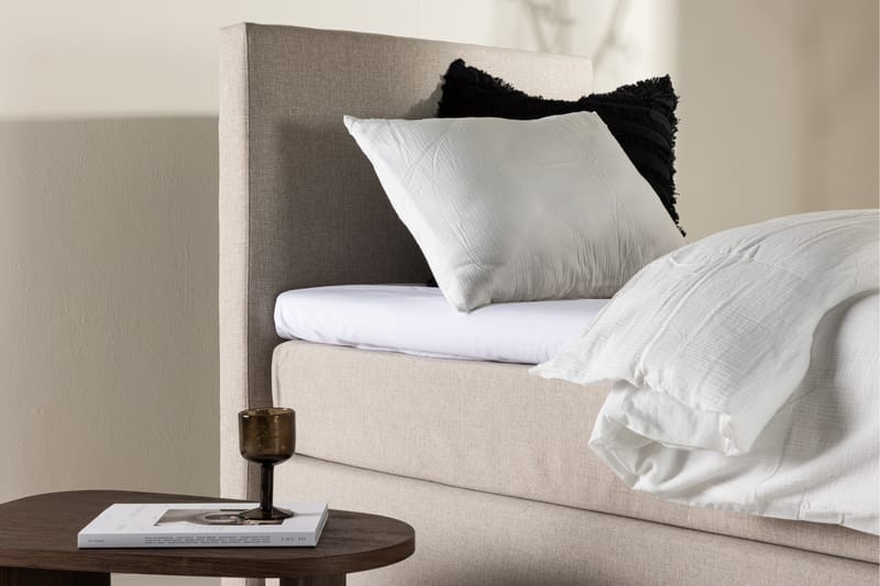 Sängpaket Kontinentalsäng Munia 90x200 cm - Beige - Möbler - Säng - Kontinentalsäng