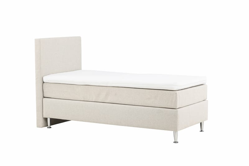 Sängpaket Kontinentalsäng Munia 90x200 cm - Beige - Kontinentalsäng - Dubbelsäng - Komplett sängpaket