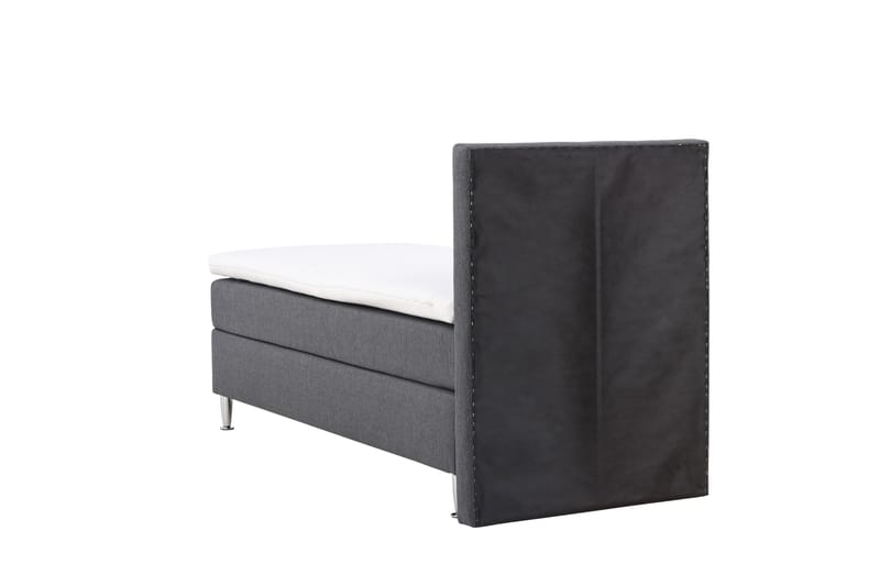 Sängpaket Kontinentalsäng Munia 90x200 cm - Mörkgrå - Kontinentalsäng - Komplett sängpaket