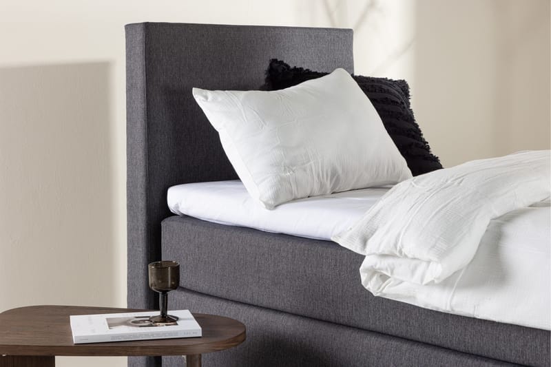 Toledo Sängpaket Kontinentalsäng 90x200 cm - Mörkgrå - Möbler - Säng - Kontinentalsäng