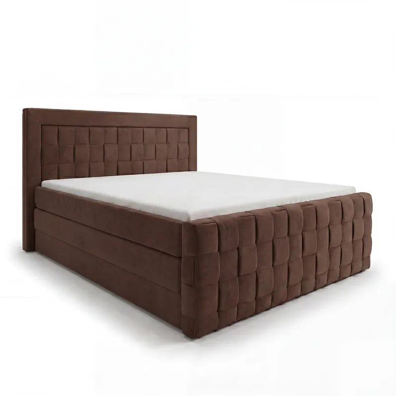 Sängpaket Kontinentalsäng Ryven 160x200 cm med Lyftförvaring - choklad/mörkbrun/mocka - Möbler - Säng - Kontinentalsäng