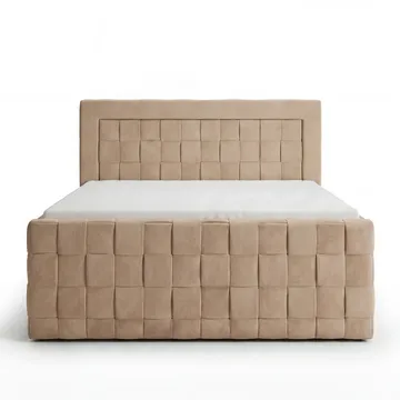 Sängpaket Kontinentalsäng Ryven 160x200 cm med Lyftförvaring - kamelfärgad/karamell/guldbeige - Möbler - Säng - Kontinentalsäng