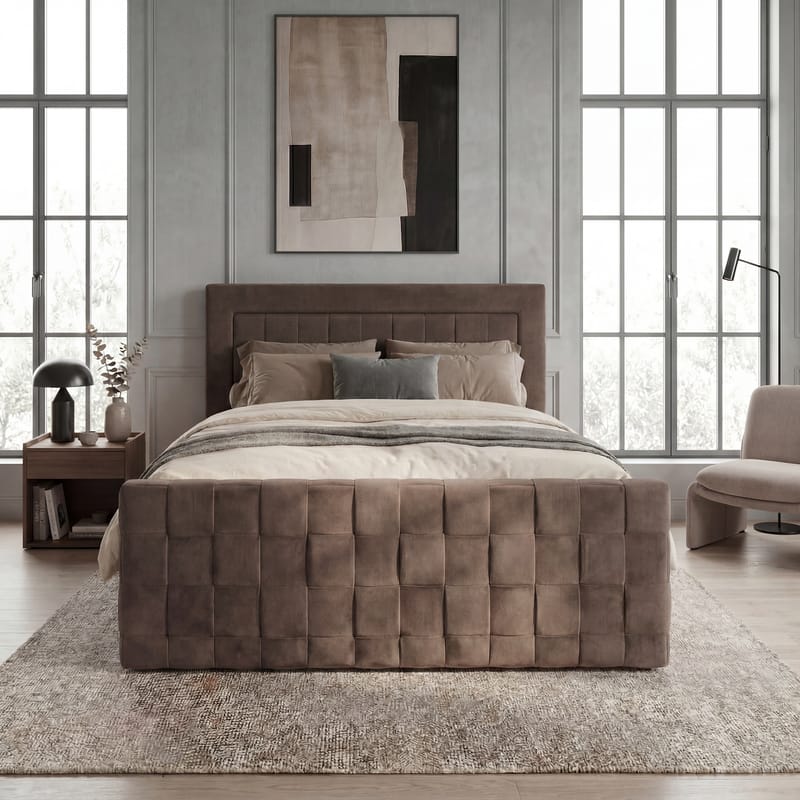 Sängpaket Kontinentalsäng Ryven 180x200 cm med Lyftförvaring - Mörk espresso/mörkbrun - Möbler - Säng - Kontinentalsäng