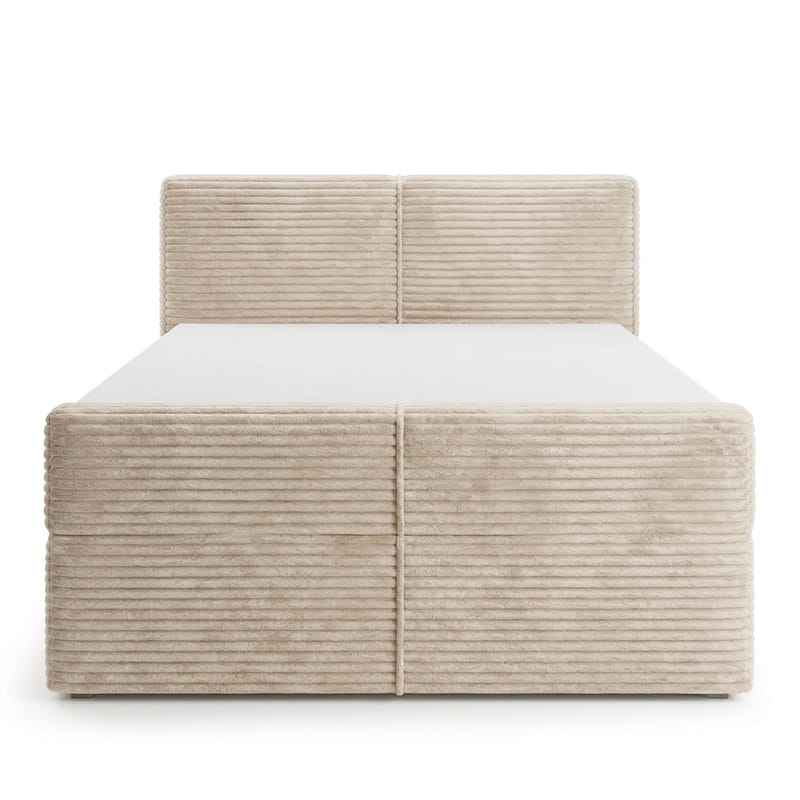 Sängpaket Kontinentalsäng Sorvin 140x200 cm med Lyftförvaring - Gräddvit / écru / elfenben - Möbler - Säng - Kontinentalsäng