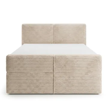 Sängpaket Kontinentalsäng Sorvin 160x200 cm med Lyftförvaring - Gräddvit/écru/elfenben - Möbler - Säng - Kontinentalsäng