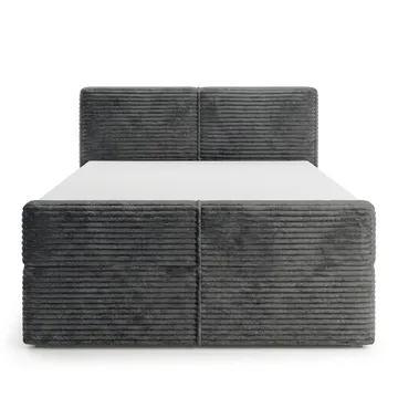 Sängpaket Kontinentalsäng Sorvin 160x200 cm med Lyftförvaring - Grafitgrå/Mörkgrå - Möbler - Säng - Kontinentalsäng