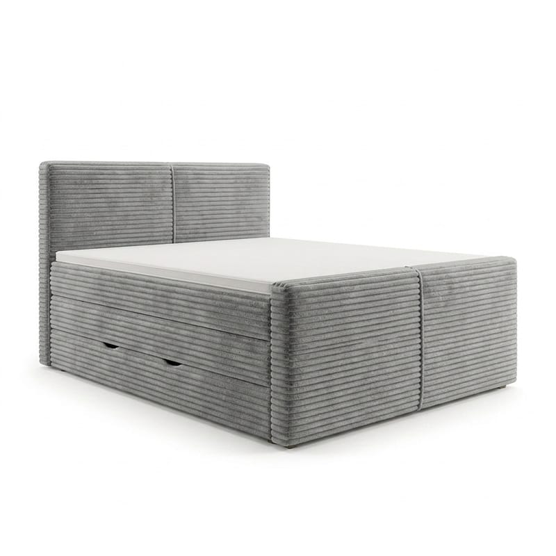 Sängpaket Kontinentalsäng Sorvin 160x200 cm med Lyftförvaring - Ljusgrå - Möbler - Säng - Kontinentalsäng