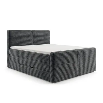 Sängpaket Kontinentalsäng Sorvin 180x200 cm med Lyftförvaring - Grafitgrå/Mörkgrå - Möbler - Säng - Kontinentalsäng
