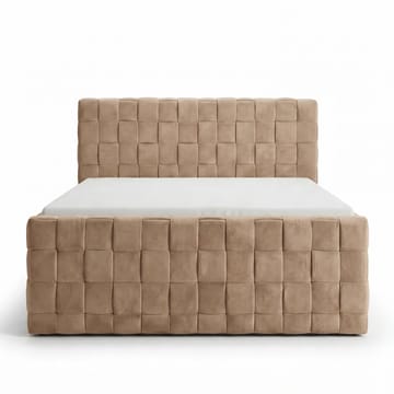 Sängpaket Kontinentalsäng Tyrosen 140x200 cm med Lådförvaring - kamel - Möbler - Säng - Kontinentalsäng