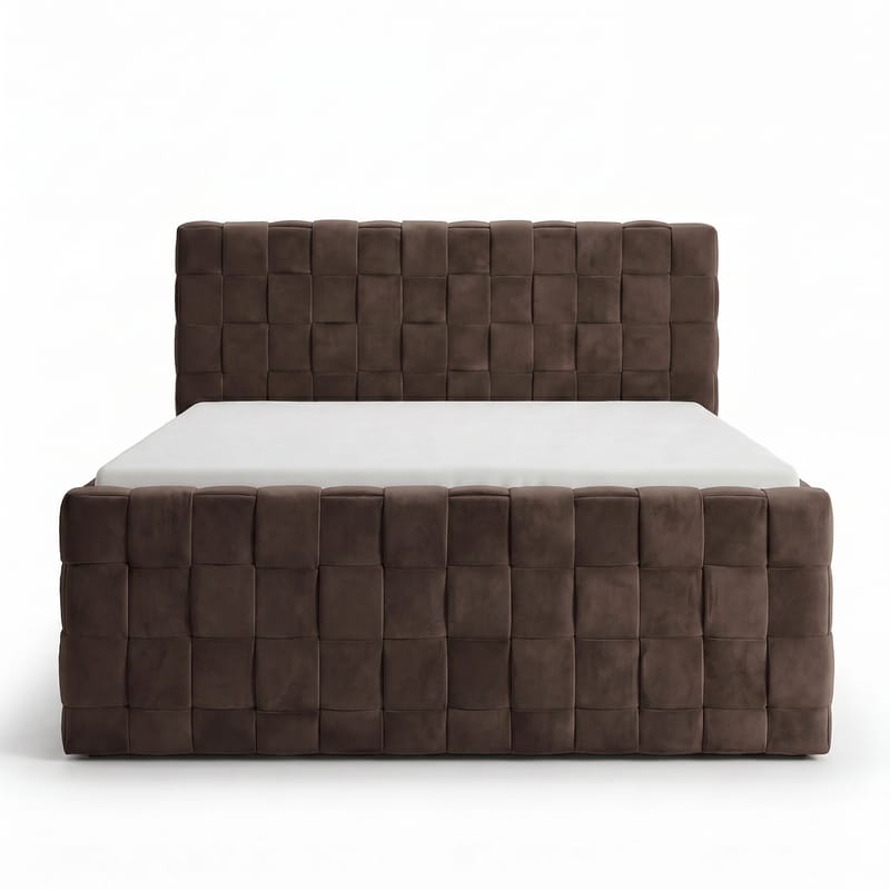 Sängpaket Kontinentalsäng Tyrosen 180x200 cm med Lådförvaring - Mörk espresso - Möbler - Säng - Kontinentalsäng