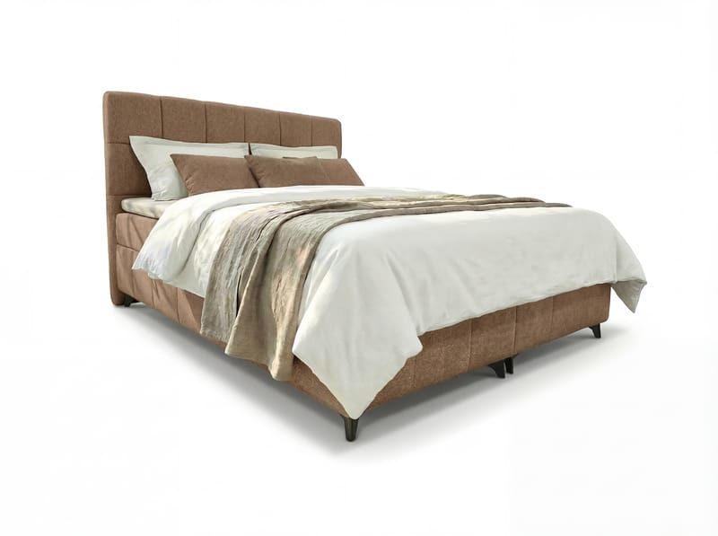 Sängpaket Kontinentalsäng Vyrosen 140x200 cm med Lyftförvaring - beige - Möbler - Säng - Kontinentalsäng