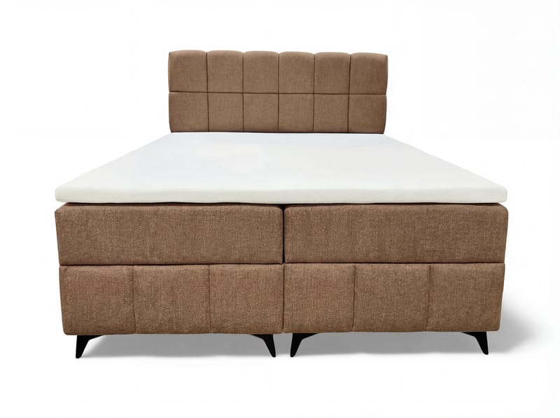 Sängpaket Kontinentalsäng Vyrosen 160x200 cm med Lyftförvaring - beige - Möbler - Säng - Kontinentalsäng