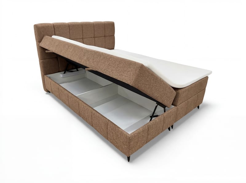 Sängpaket Kontinentalsäng Vyrosen 180x200 cm med Lyftförvaring - beige - Möbler - Säng - Kontinentalsäng