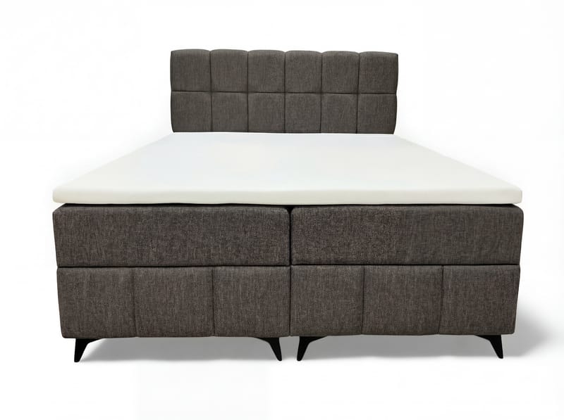 Sängpaket Kontinentalsäng Vyrosen 180x200 cm med Lyftförvaring - grå - Möbler - Säng - Kontinentalsäng