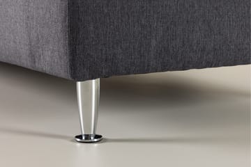 Mesa Sängpaket Ramsäng 90x200 cm - Mörkgrå - Möbler - Säng - Ramsäng