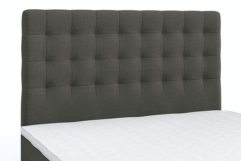 Sängpaket Ramsäng Wega 160x200 cm - Mörkgrå - Ramsäng - Dubbelsäng - Komplett sängpaket