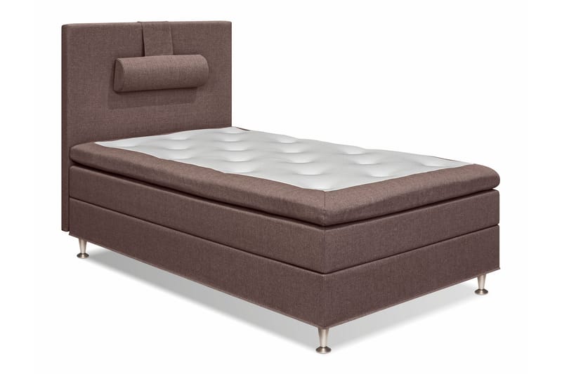 Sängpaket Sofia 120x200 Mörkbrun - Kontinentalsäng - Komplett sängpaket