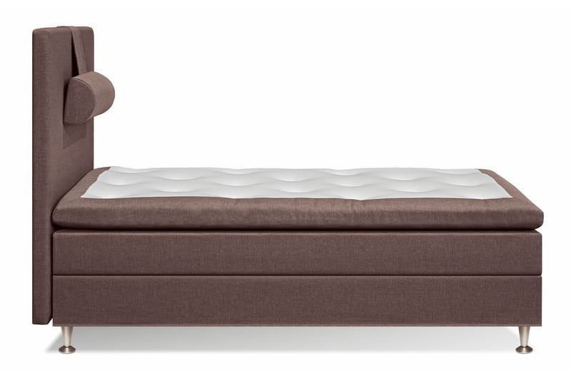 Sängpaket Sofia 120x200 Mörkbrun - Kontinentalsäng - Komplett sängpaket