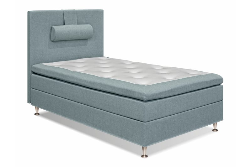 Sängpaket Sofia 140x200 Ljusblå - Kontinentalsäng - Komplett sängpaket