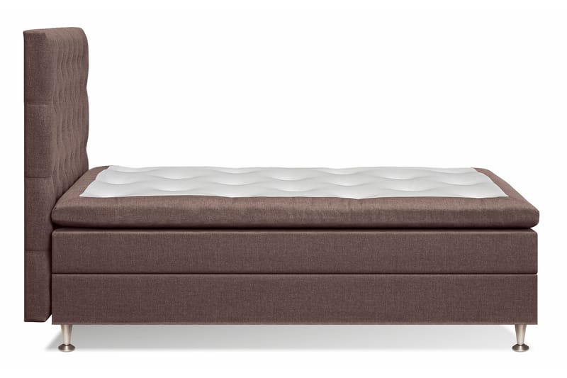 Sängpaket Sofia 140x200 Mörkbrun - Kontinentalsäng - Komplett sängpaket