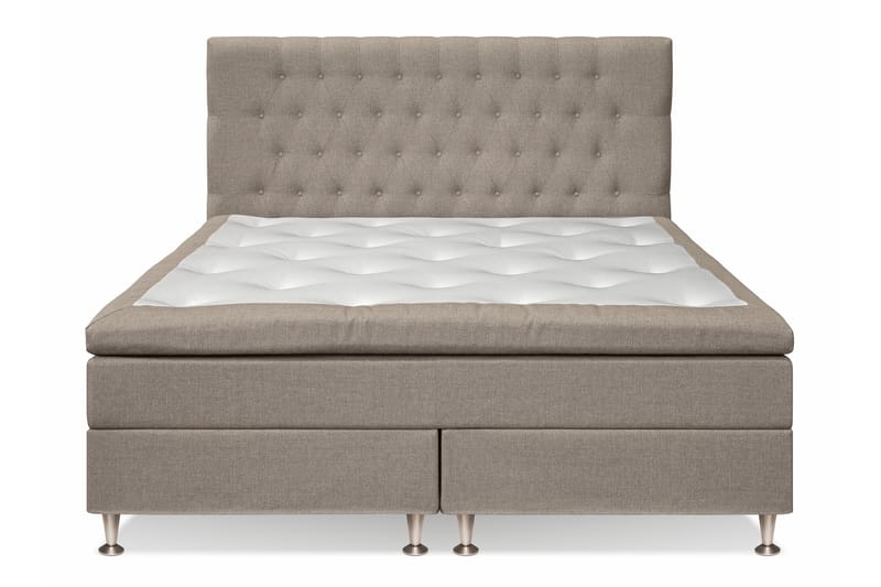 Sängpaket Sofia 160x200 Brun - Kontinentalsäng - Komplett sängpaket