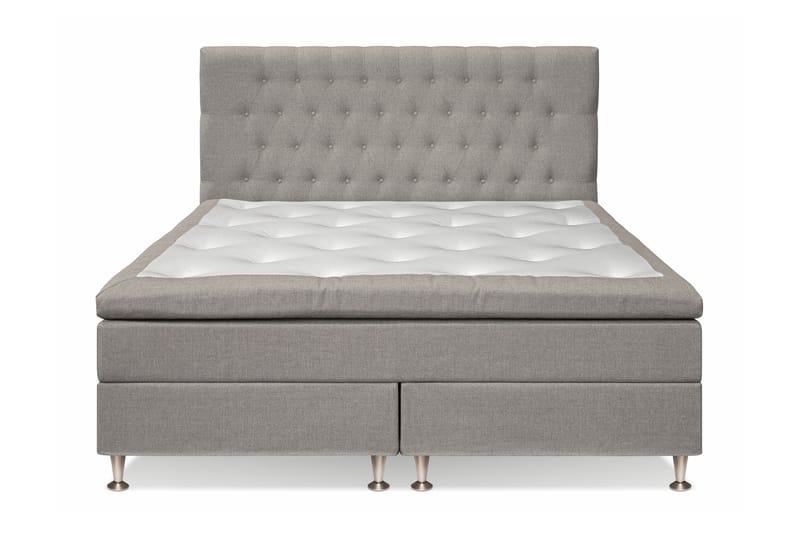Sängpaket Sofia 160x200 Ljusbrun - Kontinentalsäng - Komplett sängpaket