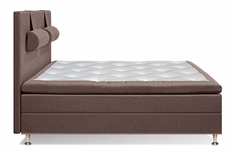 Sängpaket Sofia 160x200 Mörkbrun - Kontinentalsäng - Komplett sängpaket